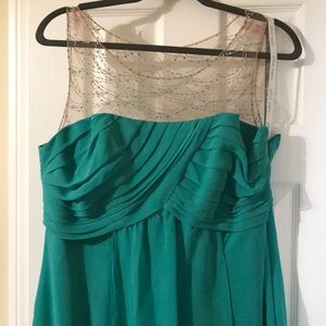 Alfred Angelo Teal Dress Size 14